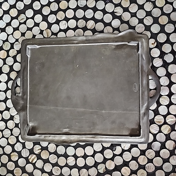 Antique Art Nouveau KAYSERZINN Pewter Tray - Picture 6 of 8